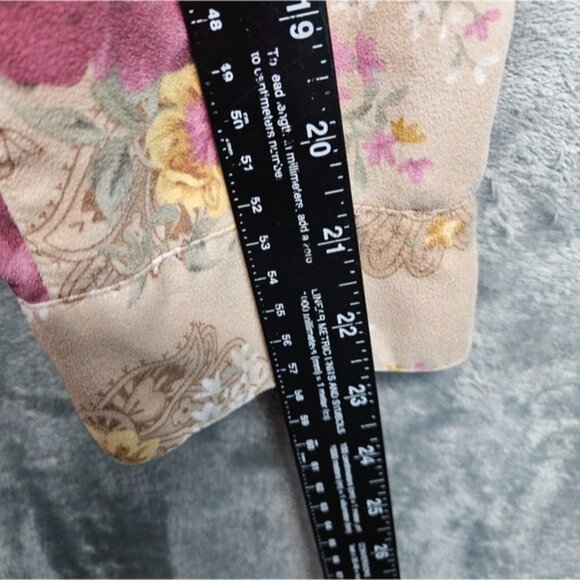 Lemon Grass sz lg button up blouse - Picture 6 of 10